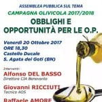 Sant’Agata de’ Goti, si discute di obblighi e opportunità per le Organizzazioni di produttori