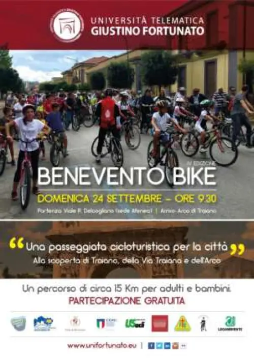 Unifortunato, Domenica torna ''Benevento Bike''