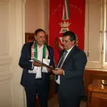 Benevento, Mastella ha ricevuto stamani il sindaco di Betlemme, Anton Salman: sottoscritto un impegno per la pace,