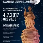 Gesesa illumina la fontana di Papa Orsini, inaugurazione il 4 Luglio