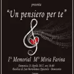 Benevento, i Giovani Cantori Sanniti presentano il ''1 Memorial M. Maria Farina''