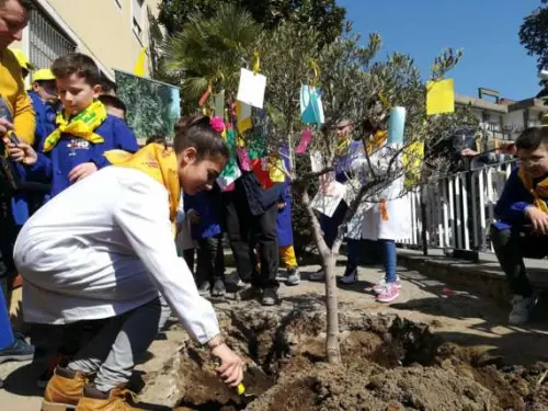 Festa degli alberi nelle scuole, Coldiretti festeggia a San Giorgio del Sannio