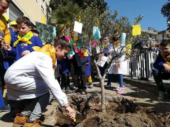 Festa degli alberi nelle scuole, Coldiretti festeggia a San Giorgio del Sannio