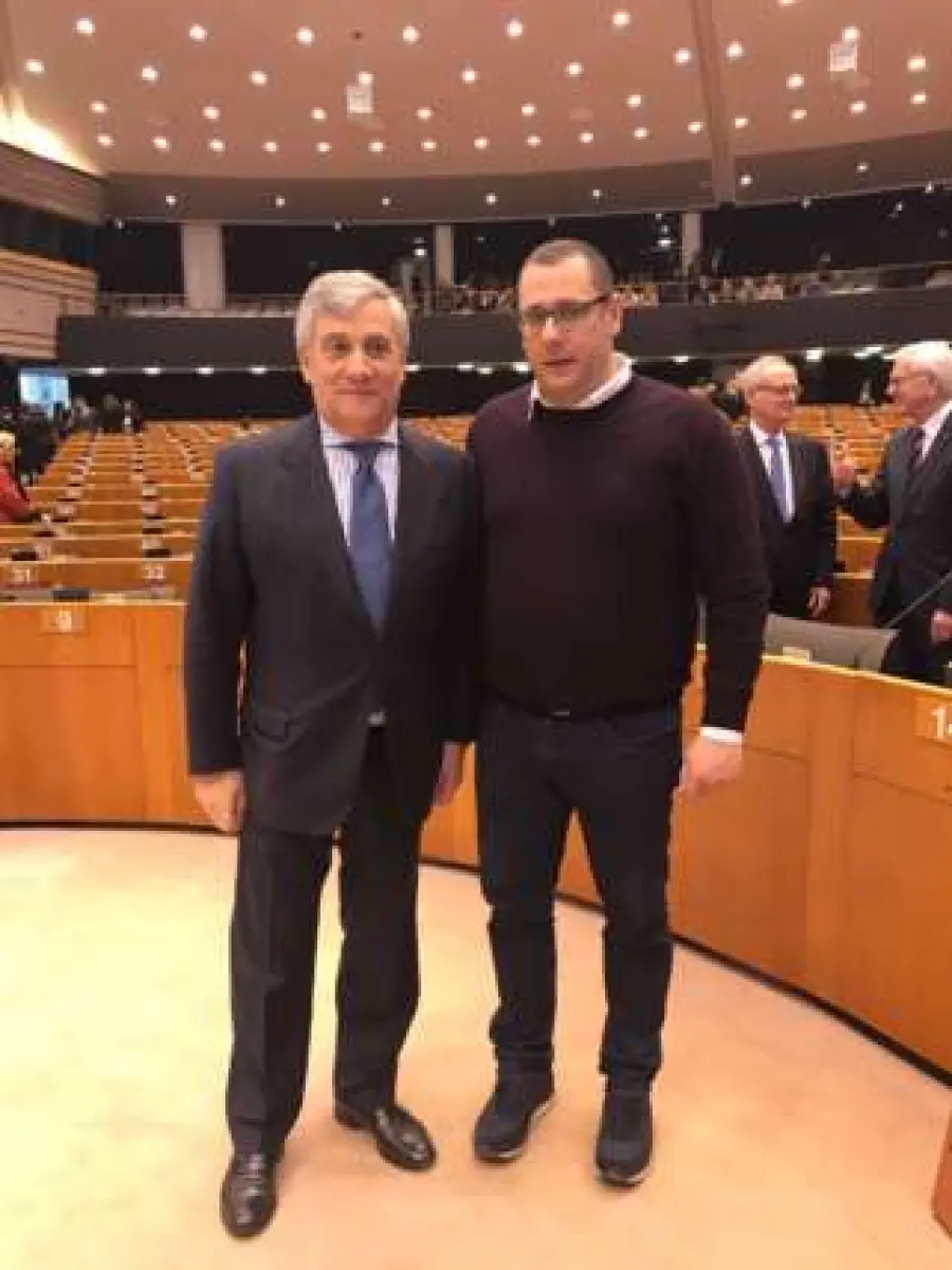 60 anni Europa, Armando Cesaro a Bruxelles incontra il Presidente Tajani