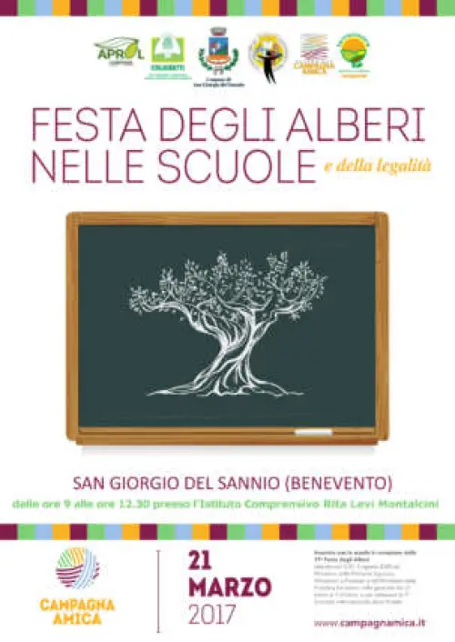 Festa degli alberi nelle scuole, l'appuntamento di Coldiretti domani a San Giorgio del Sannio