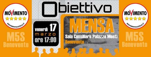 M5S, il 17 Marzo a Benevento assemblea pubblica sul caso Mensa