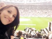 Juventus – Benevento, Nunzia De Girolamo a Torino: ”I tifosi hanno passione da vendere, ho avuto i brividi”